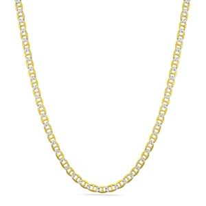 Solid 14k Gold Vermeil Mariner Chain